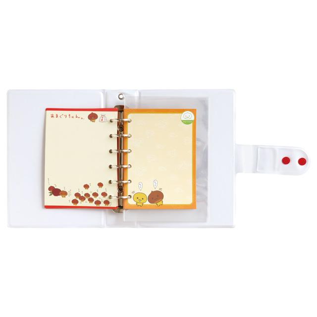 SAN-X | Amaguri-chan Large Capacity 6-Hole Sticker Binder Organizer 175×125×40mm