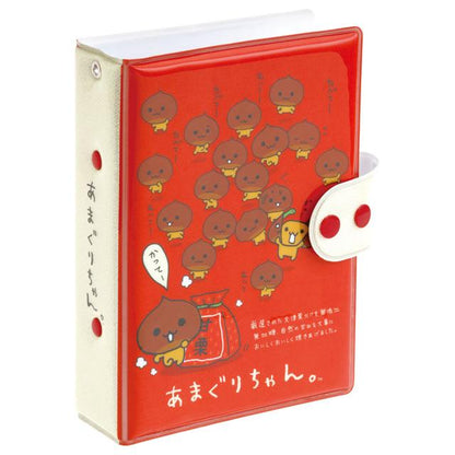 SAN-X | Amaguri-chan Large Capacity 6-Hole Sticker Binder Organizer 175×125×40mm