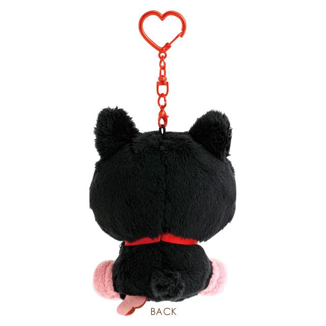 San-X | Socks Cat  Hanging Plush Toy Bag Charm Keychain 90×90×65mm (San-X Universe Heart)