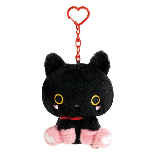 San-X | Socks Cat  Hanging Plush Toy Bag Charm Keychain 90×90×65mm (San-X Universe Heart)