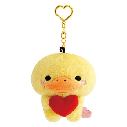 San-X | Kamonohashikamo Hanging Plush Toy Bag Charm Keychain 90×90×65mm (San-X Universe Heart)