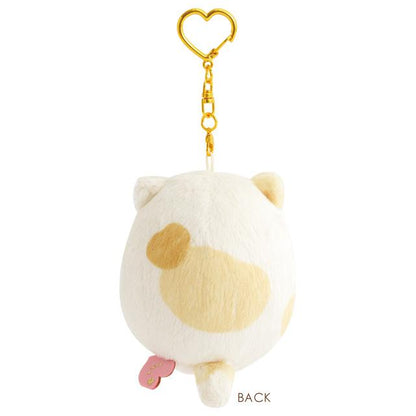 San-X | Sumikko Gurashi Neko Hanging Plush Toy Bag Charm Keychain 90×90×65mm (San-X Universe Heart)