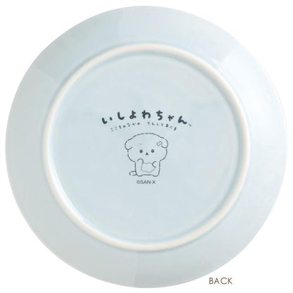 San-X | Ishiyowa-chan Round Plate 20×Φ200mm (Can You Defeat Temptation?)