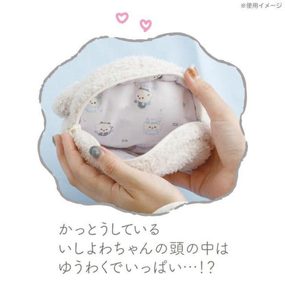 San-X | Ishiyowa-chan Plush Face Pouch 90×140×60mm (Can You Defeat Temptation?)