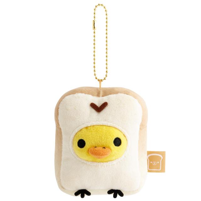 San-X | Rilakkuma Kiiroitori Bag Charm Keychain Hanging Plush Toy 100×80×80mm (Anytime Bakery)