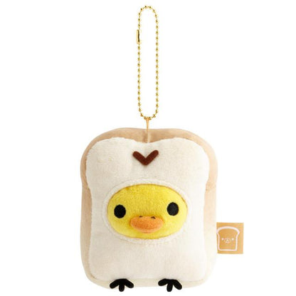 San-X | Rilakkuma Kiiroitori Bag Charm Keychain Hanging Plush Toy 100×80×80mm (Anytime Bakery)