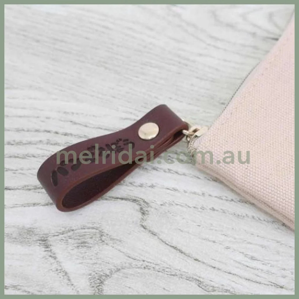 BREAD DOROBO | Embroidery Patterns Tissue Case Pouch with Zipper W135×H100×D10mm
