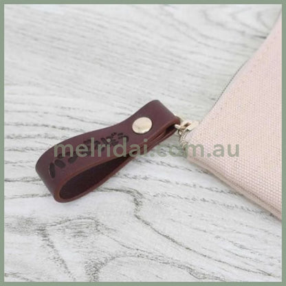 BREAD DOROBO | Embroidery Patterns Tissue Case Pouch with Zipper W135×H100×D10mm