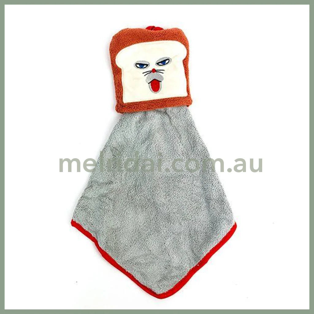 Bread Dorobo | Hand Towel 39.5Cm×20Cm×3Cm Right