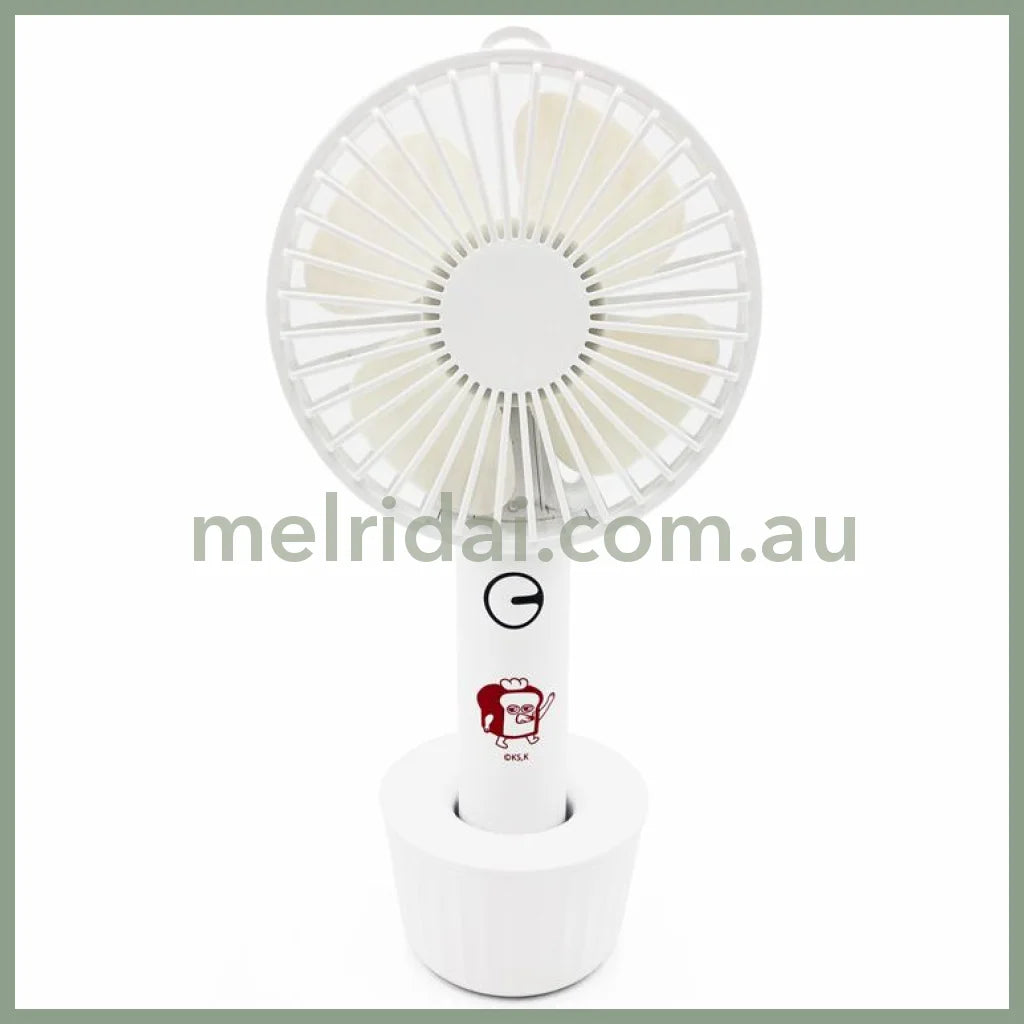 Bread Dorobo | Handy Fan With Stander And Usb Cable H212×W105×D40Mm