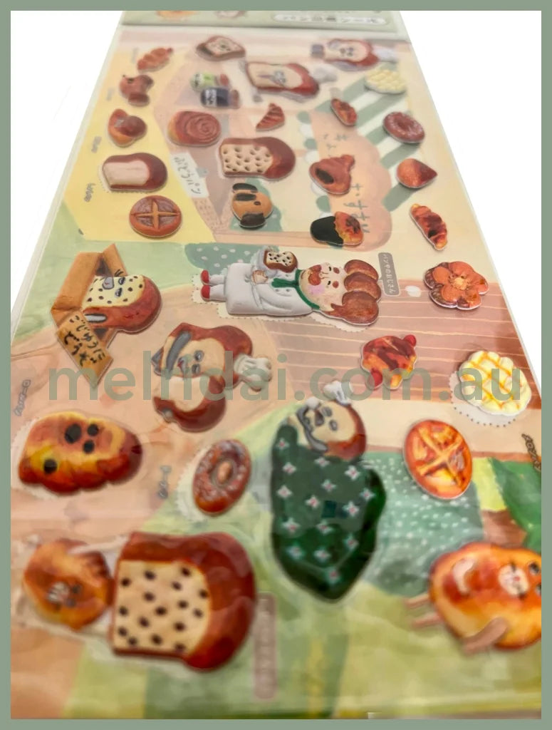Bread Dorobo | Pan Dorobo Flake Sticker Picture Book Stock 3D