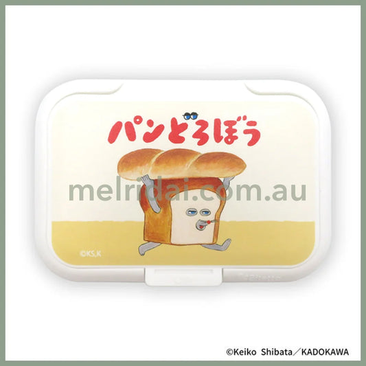 Bread Dorobo | Wet Wipes Cover W120 X H80Mm 面包小偷 插画图案 湿纸巾盖/重复使用