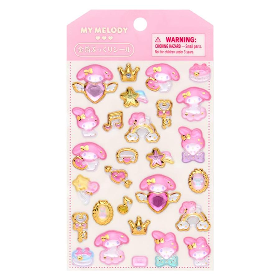 SANRIO | My Melody Gold Foil Puffy Sticker 95×5×160mm