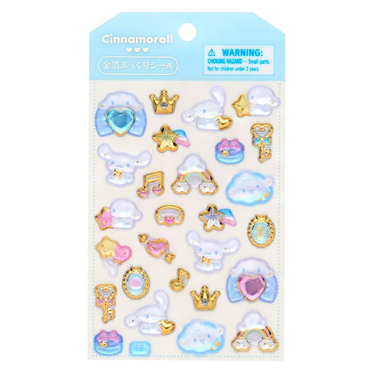 SANRIO | Cinnamoroll Gold Foil Puffy Sticker 95×5×160mm