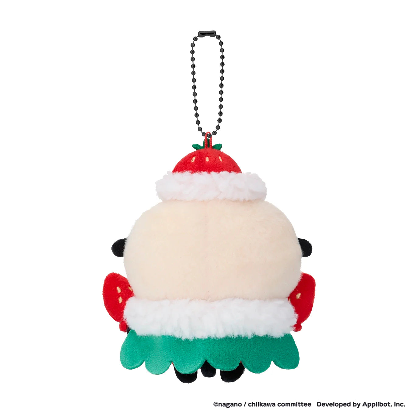 CHIIKAWA | Chiikawa Pocket Fruit Mascot Keychain Bag Charm 125x110x60mm (Rakko)