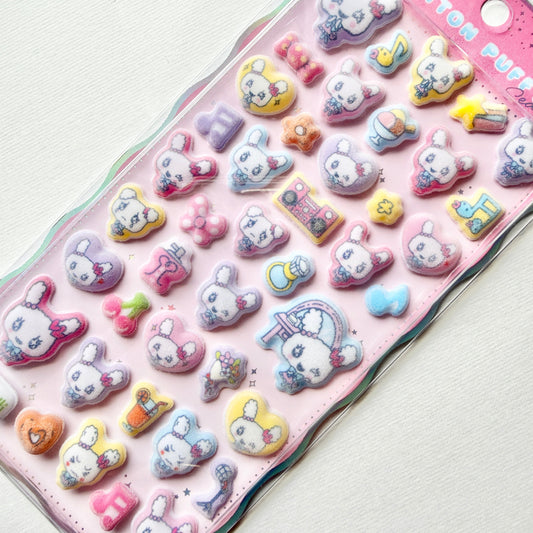 Tamagotchi | Crux Lovelitchi Cotton Puffy Seal Sticker 200x100x8mm