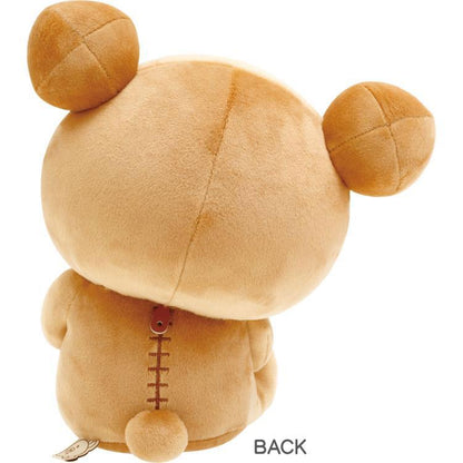 SAN-X | Rilakkuma Plush Doll Pose Daradara Lazy 210×185×130mm (Peaceful Good Night Bedside)
