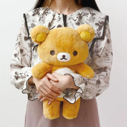 San-X | Rilakkuma Fluffy Plush Doll M 400×250×120Mm (Lovely House)