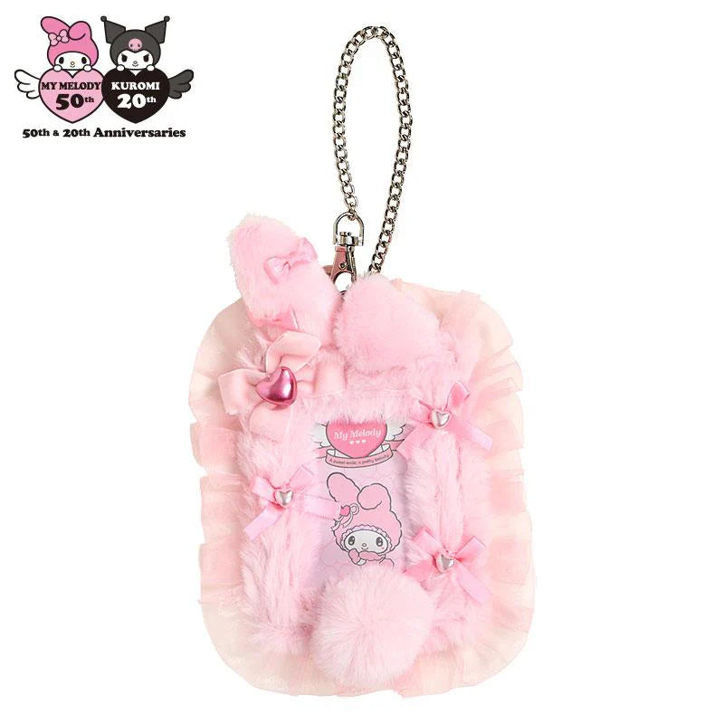 SANRIO | My Melody Plush Card Case Card Holder Keychain 90 x 64 m (Melousa Romiusa)