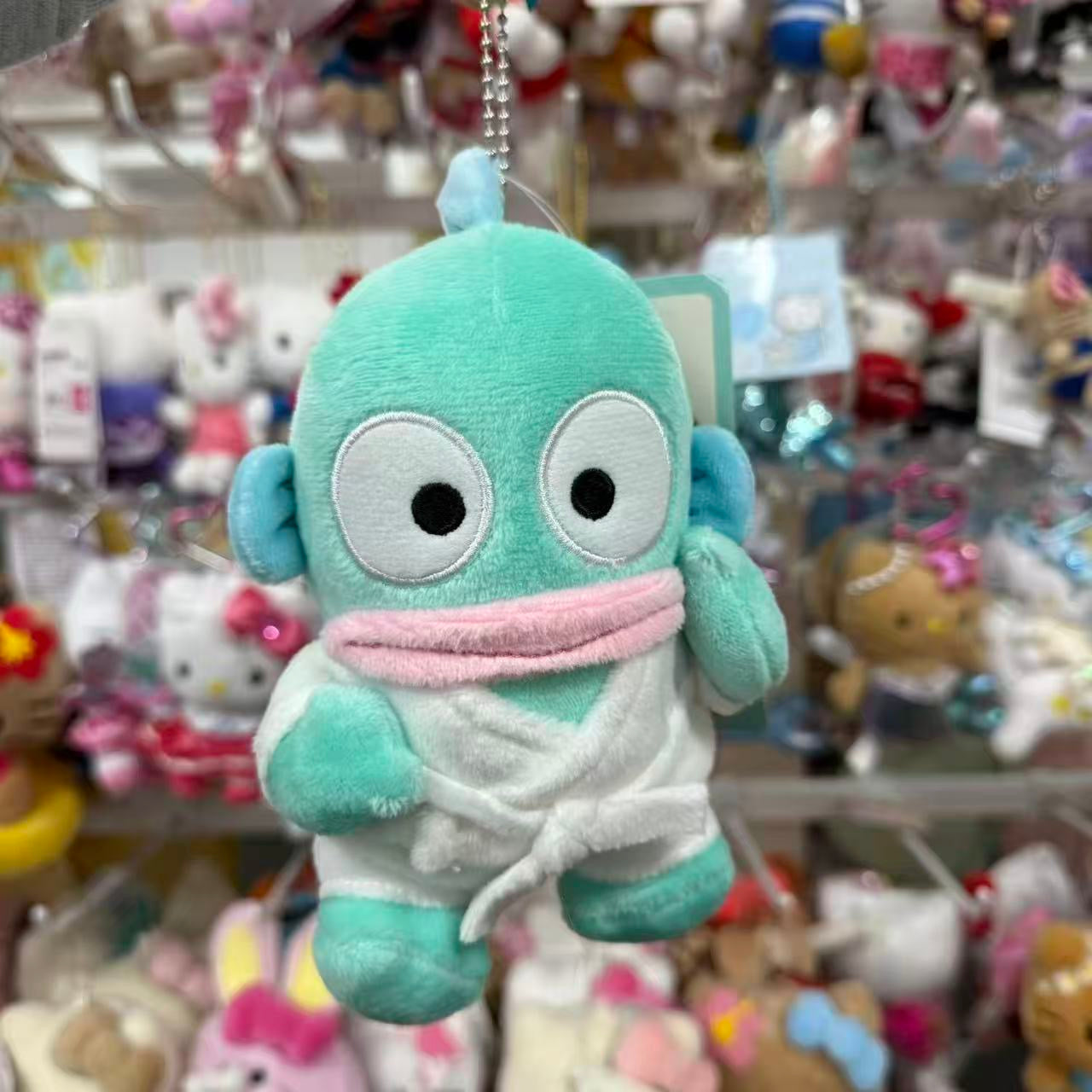 Avail x Sanrio | Hangyodon Mascot Holder Plush Keychain Bag Charm 140mm Approx. (Taekwondo)