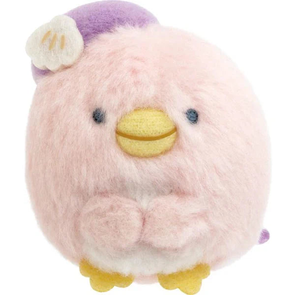 SAN X | Sumikko Gurashi Pink Penguin Hina mini Tenori Plush Doll 65×45×40mm (Penguin Lagoon)