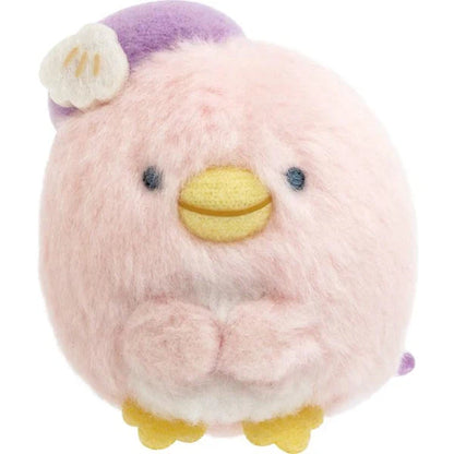 SAN X | Sumikko Gurashi Pink Penguin Hina mini Tenori Plush Doll 65×45×40mm (Penguin Lagoon)