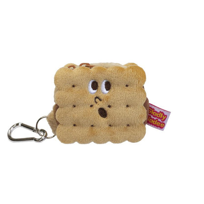 GLADEE | Mini Case for AirPods/ Pass Card Case Mini Pouch 75 x 60 x 45mm (S’more Sandwich Cookies / Biscuit)