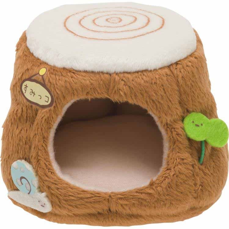 SAN-X | Sumikko Gurashi Collection Corner of a small Ouchi stump Plush Stuffed Toy 65x80x80