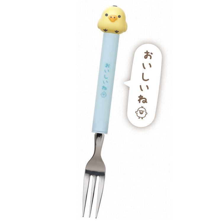 SAN-X | Rilakkuma Mascot Fork 180×30×25mm (Kiiroitori)