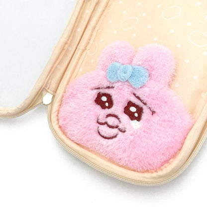 Opanchu Usagi | Aksta Case H140 X W100 D20Mm 内裤兔/底裤兔 毛绒刺绣系列 透明娃包/收纳包/手机包