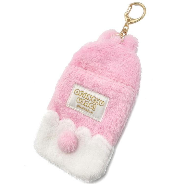 Opanchu Usagi | Card Case Holder Keychain 8Cm×14Cm×2Cm 内裤兔/底裤兔 毛绒卡套/挂件/包挂