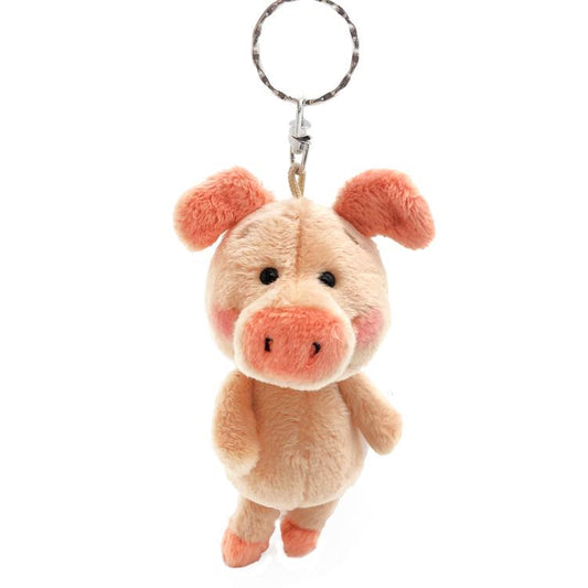 NICI Whibley Pig 10cm Bean Bag Keyring Keyholder