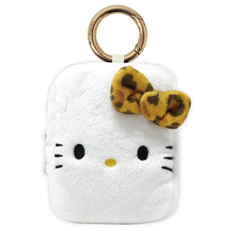 Sanrio | Hello Kitty Mascot Mini Pouch With Carabiner 95×75×50Mm (Leopard Series)