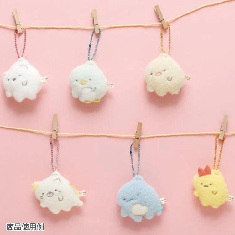 San-X | Sumikko Gurashi Abducted Mascot Strap Shirokuma 80×75×35Mm (Sumikko Drawing)