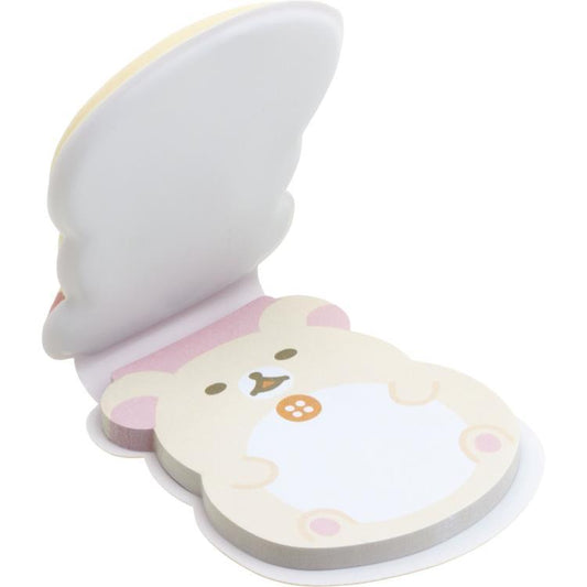 San-X | Rilakkuma Sticky Notes With Squishy Cover (Kiiroitori & Rilakkuma) Mh23402