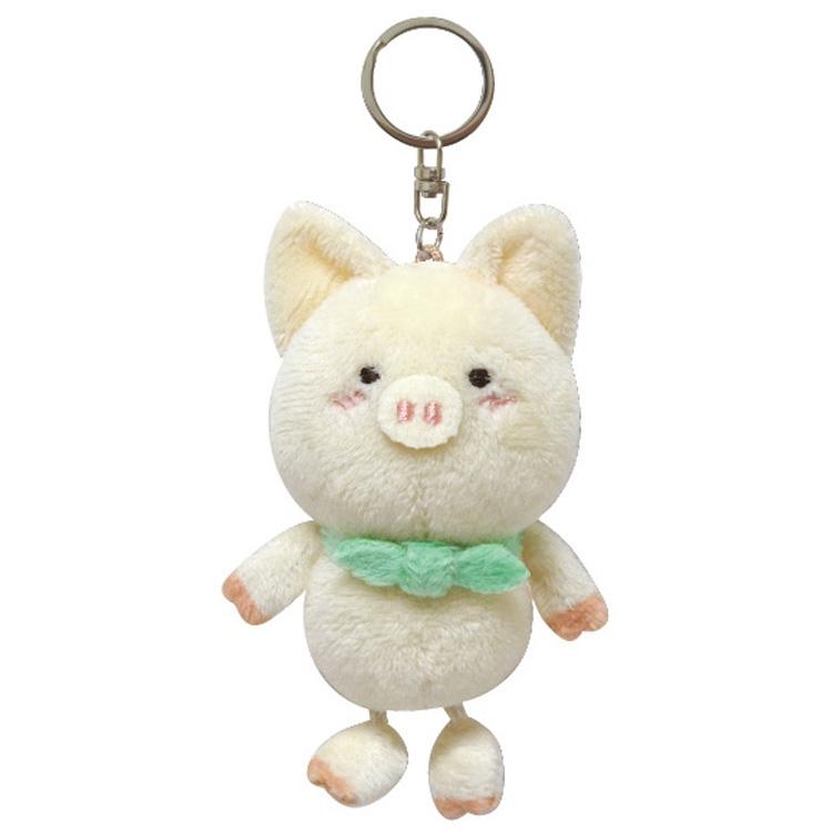 Sanrio | Keychain Mascot Holder Zashikibuta 12Cm×5.5Cm×4.8Cm (Hanging Legs Series)