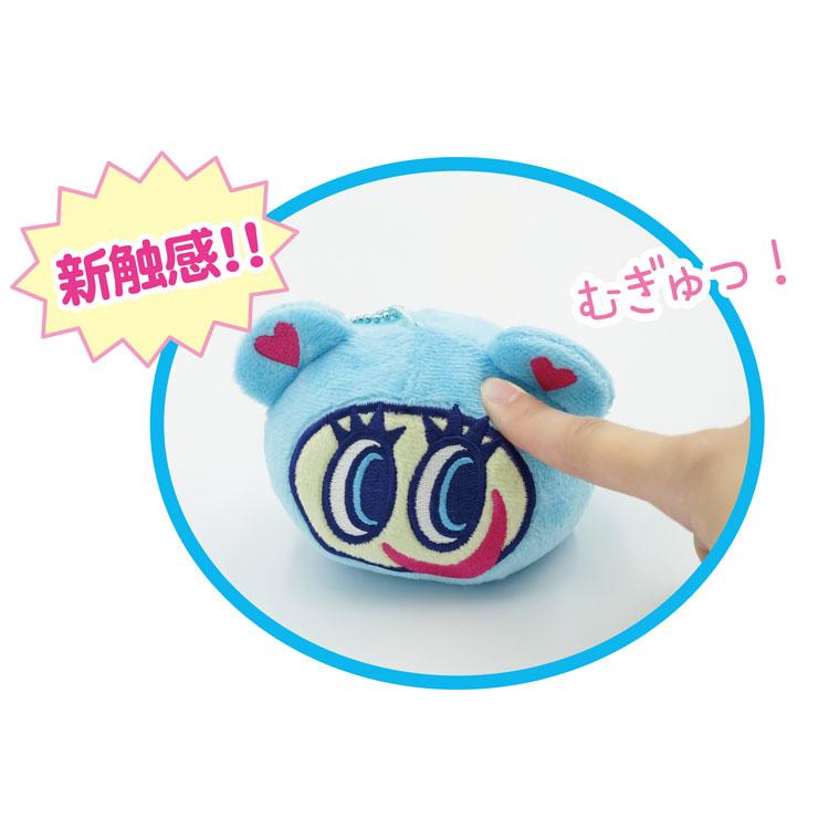 Angel Blue | Squishy Mascot Holder Plush Keychain H7.2×W10.3×D7.4cm (Smile)