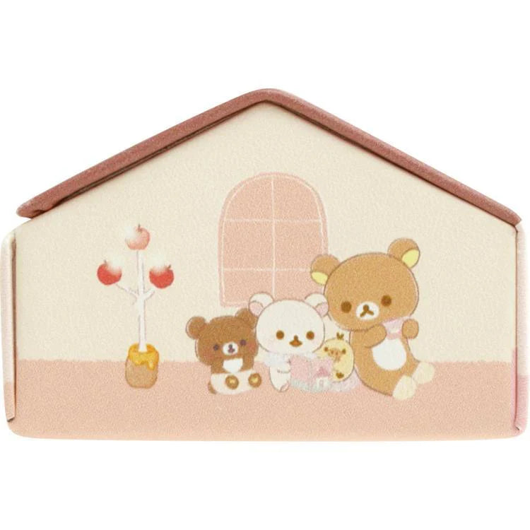 San-X | Rilakkuma Glasses Case & Cleaner 205×65×45Mm (Lovely House)