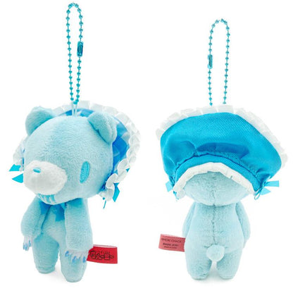 Gloomy Bear | Mascot Holder Plush keychain Key Ring Bag Charm H12.5×W9×D6.6cm (Classical Bonnet-Blue)