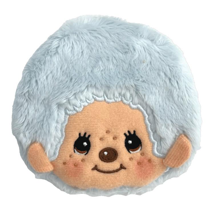 Monchhichi | Mascot Coin Case Purse H12.6×W10×D1.5cm (Light Blue)