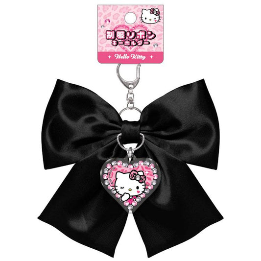 SANRIO | Uniform Ribbon Keychain H140×W110×D4mm (Hello Kitty)