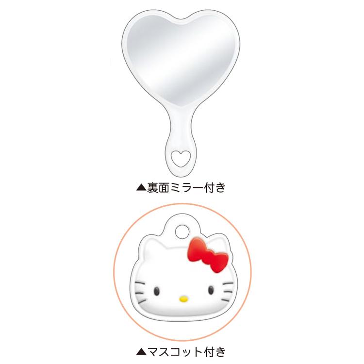 SANRIO | Comb & Hair Brush H105×W75×D7mm (Hello Kitty White)
