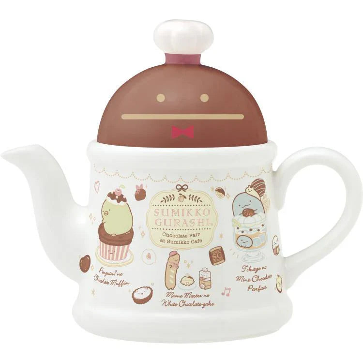 SAN-X | Sumikko Gurashi Teapot 140 × Ø100 mm (Chocolate Fair at Sumikko Cafe)