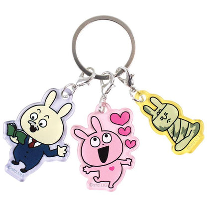 Studio UG | Acrylic 3 Charm Keychain 140×97mm