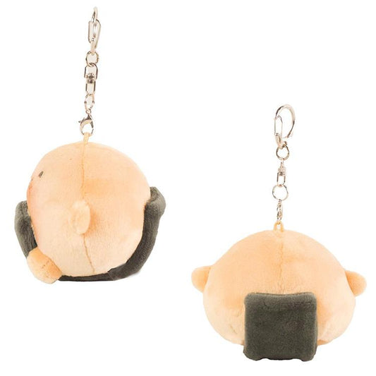 Yuri Yokomizo’s | Anything Creature Mascot Bag Charm Keychain 60x65x85mm (Roasted Grilled Rice Ball)