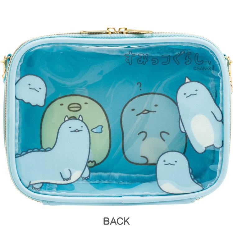 SAN-X | Sumikko Gurashi Super Odekake Sumikko Clear Pouch Shoulder Bag Tokage 120×160×50mm (What if Sumikko Evolved?)