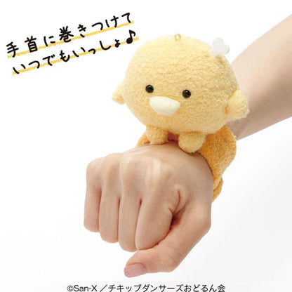 SAN-X | Chickip Dancers Plush Wrist Band Plush Keychain 30 x 70 x 180mm (Karaage Love)