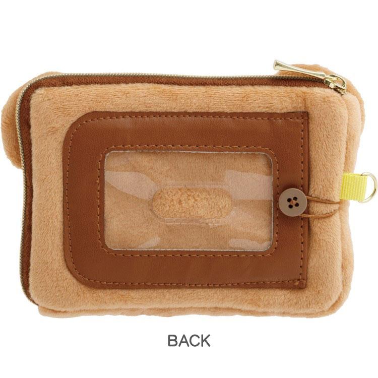 SAN-X | Rilakkuma Plush Square Pass Case Pouch Reel 100×130×20mm