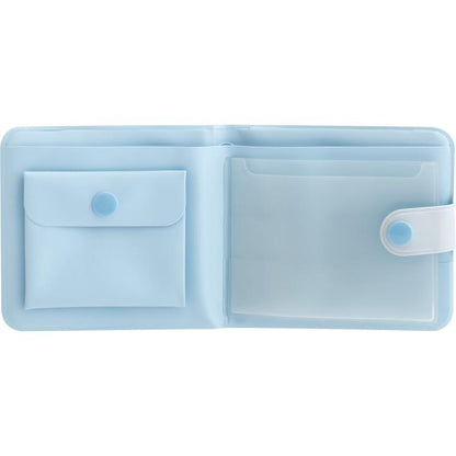 SAN-X | Sumikko Gurashi Small Vinyl Wallet 90×95×10mm (Train On The Way Home Blue)