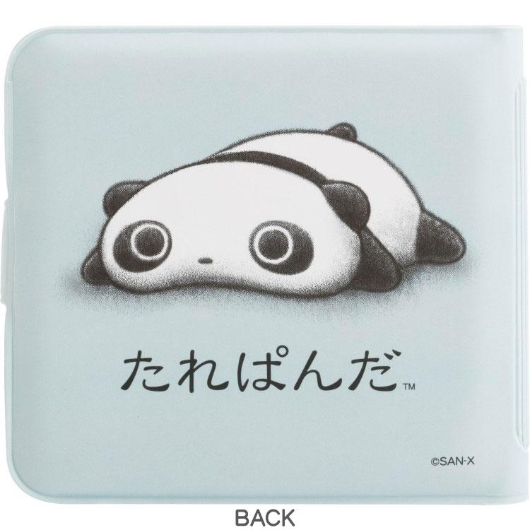 SAN-X | Tarepanda Small Vinyl Wallet 90×95×10mm (Light Blue)